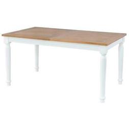 Da Pranzo Shabby Chic In Legno Massello Di Mogano 160x90 All