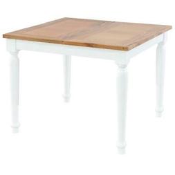 Da Pranzo Shabby Chic In Legno Massello Di Mogano 100x100 Al