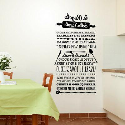 01465 wall stickers adesivi murali aforisma le