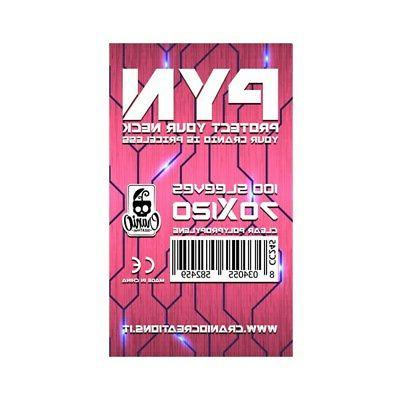 100 sleeves pyn 70x120 bustine protettive x