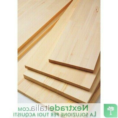 1pz tavola abete lamellare cm 1 8x50x120