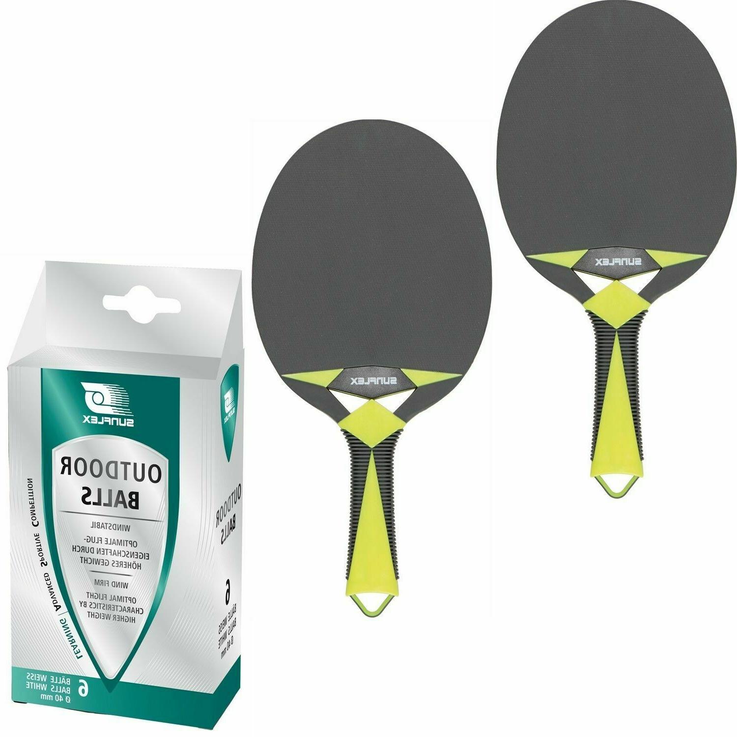 2 x racchette tennis da tavolo esterno