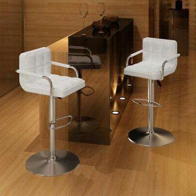 2 x sgabello da bar bianco con