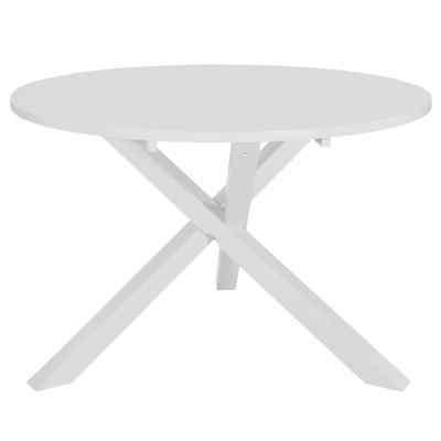 tavolo da pranzo bianco rotondo 120x75 cm