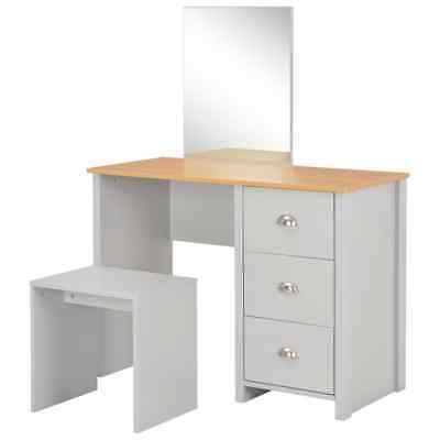 255961 tavolo da trucco con specchio e