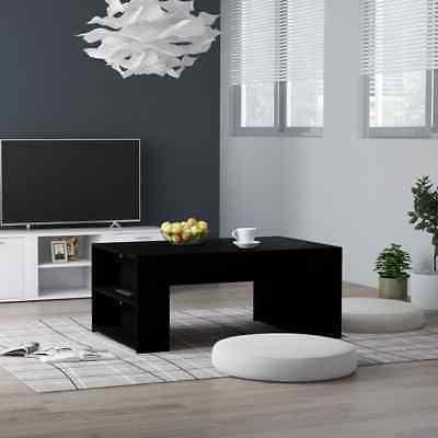 257860 tavolino da caff nero 100x60x42 cm
