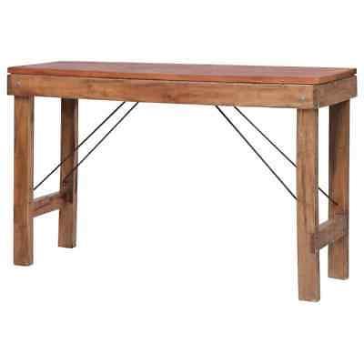 259161 tavolo consolle pieghevole 130x40x80 cm in