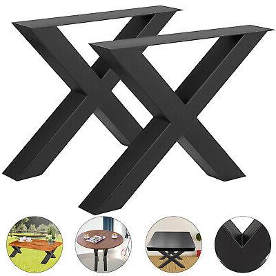 2x gambe per tavolo in ferro 72cmx76cm