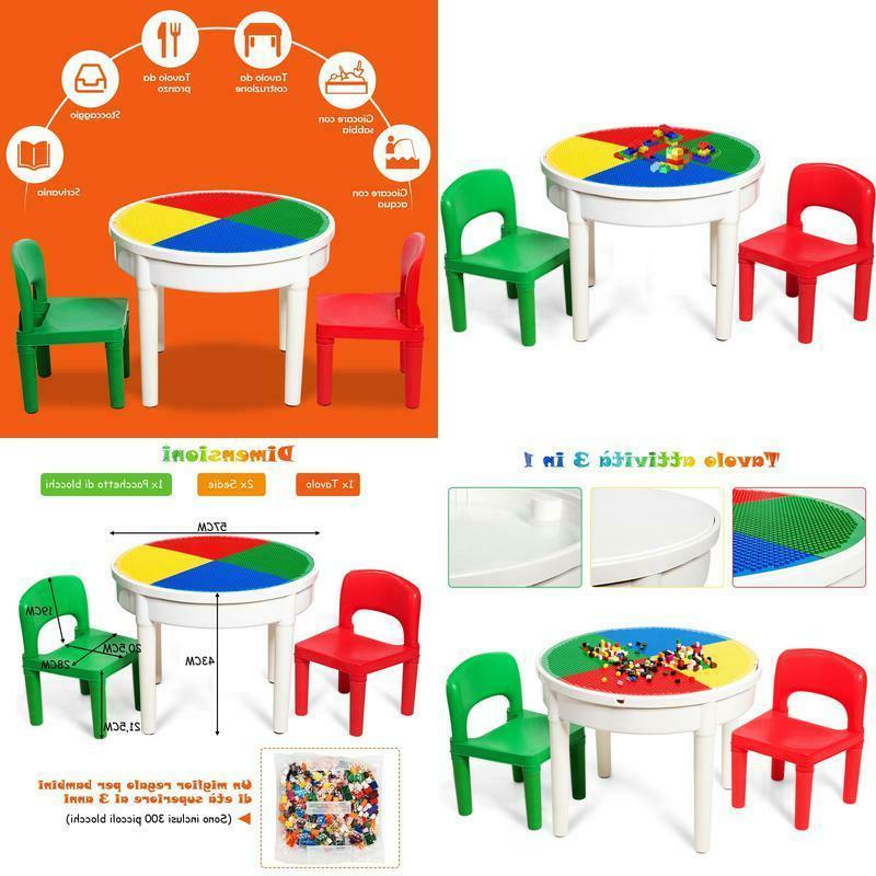 3 in 1 tavolo attivita rotondo per