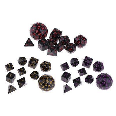 30 pezzi acrilico dadi poliedrici set tavolo