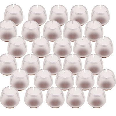 30xclear silicone rotondo gambe sedia tappi gambe