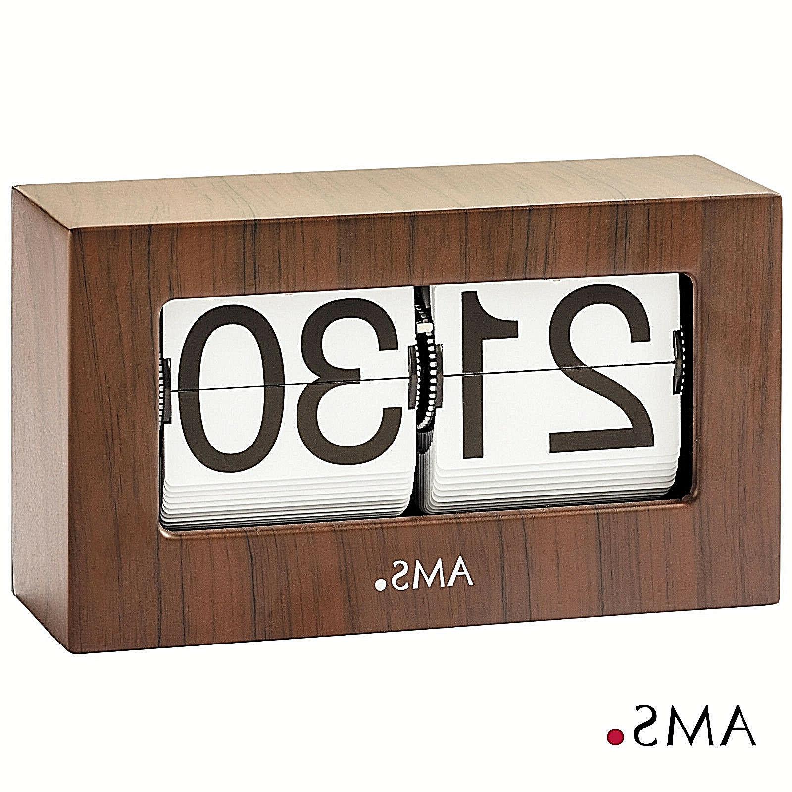 50 orologio da tavolo in metallo quarztischuhr