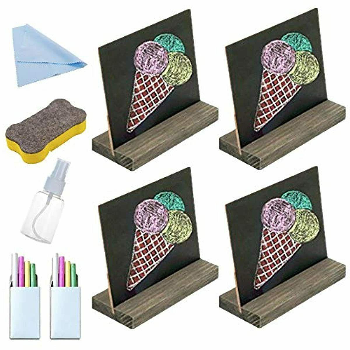 aisamco 4 pack mini lavagna da tavolo