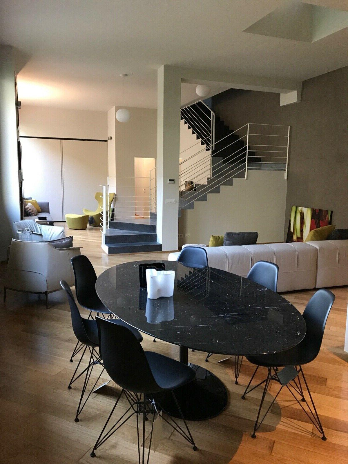 alivar tavolo tulip ovale marmo nero marquina