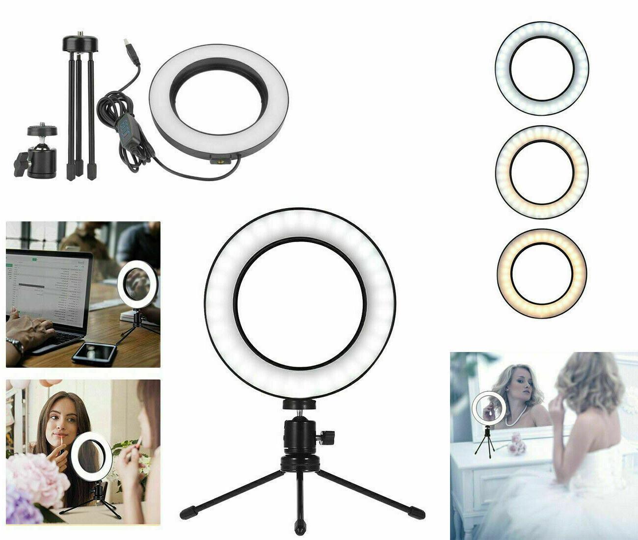 anello luminoso led luce selfie video treppiedi
