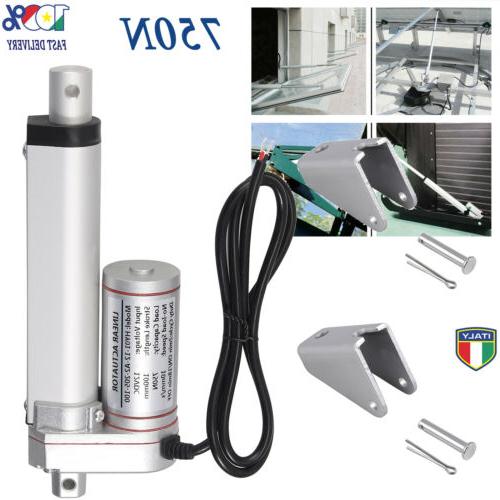 attuatore lineare motore corsa 750n 100mm elettrico