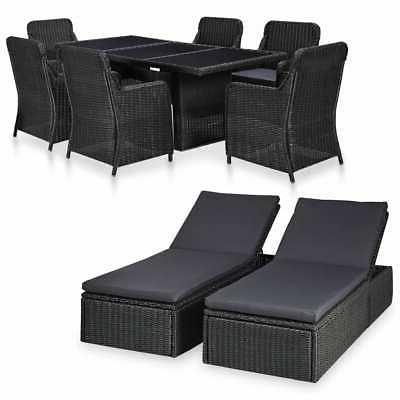 ax esterno tavolo set 9pz design elegante