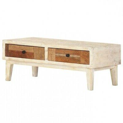 ax tavolino caffe legno massello recupero 90x50x35cm