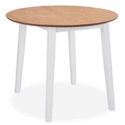 ax tavolino tavolo ali rotondo mdf bianco