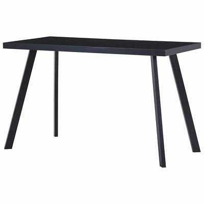 ax tavolino tavolo pranzo nero a vetro