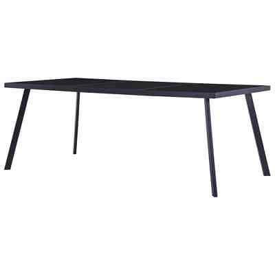 ax tavolino tavolo pranzo nero vetro temperato