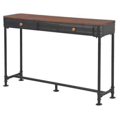 ax tavolo consolle massello abete robusto 2cassetti