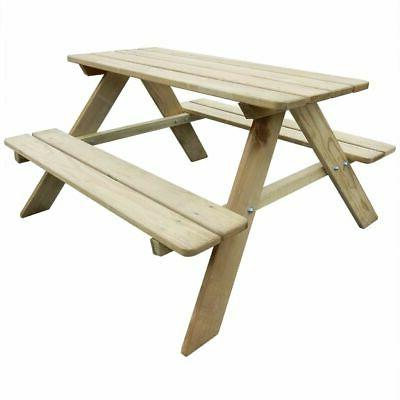 ax tavolo panche picnic bambini legno pino