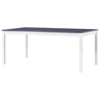 ax tavolo pranzo bianco grigio legno pino