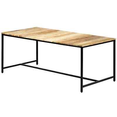 ax tavolo pranzo legno massello mango grezzo