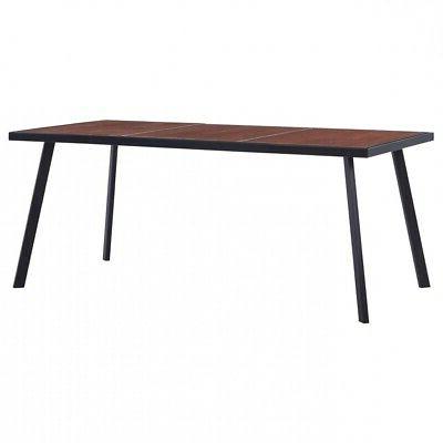 ax tavolo pranzo legno tonalita scura nero