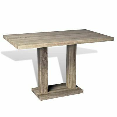 ax tavolo pranzo mdf imitazione rovere cucina