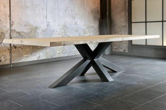 base per tavolo gambe tavolo metallo industrial
