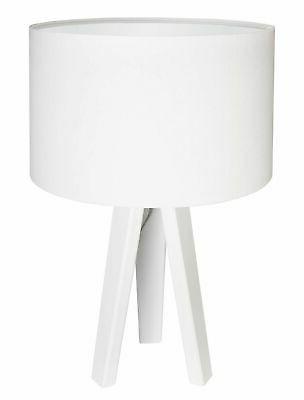bianco tavolo legno tessuto velour ottica 46cm