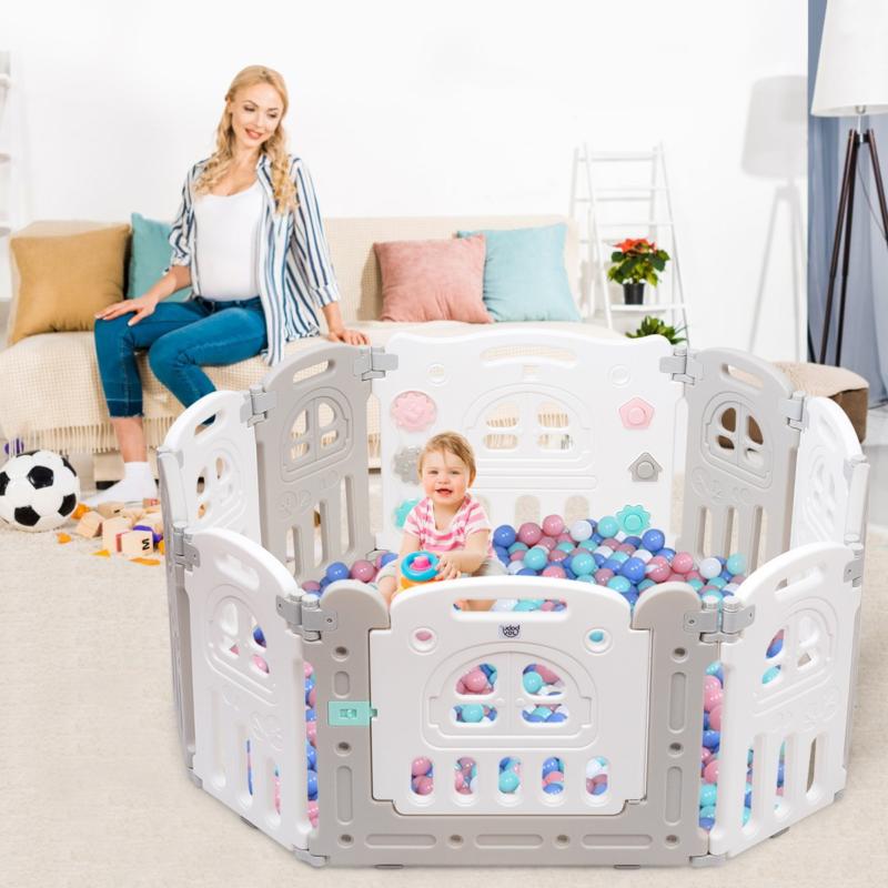 box pieghevole con 10 pannelli per bambini