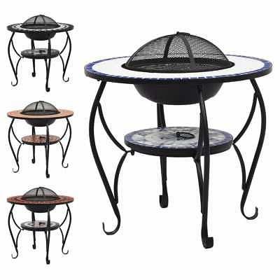 braciere con mosaico 68 cm ceramica stufa