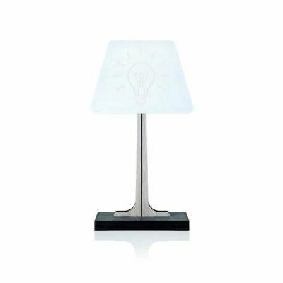 bulb lampada da tavolo abat jour moderna