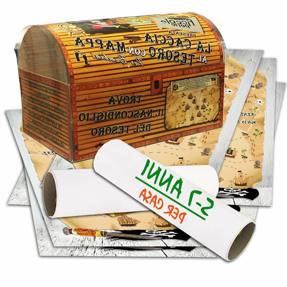 caccia al tesoro con mappa per casa