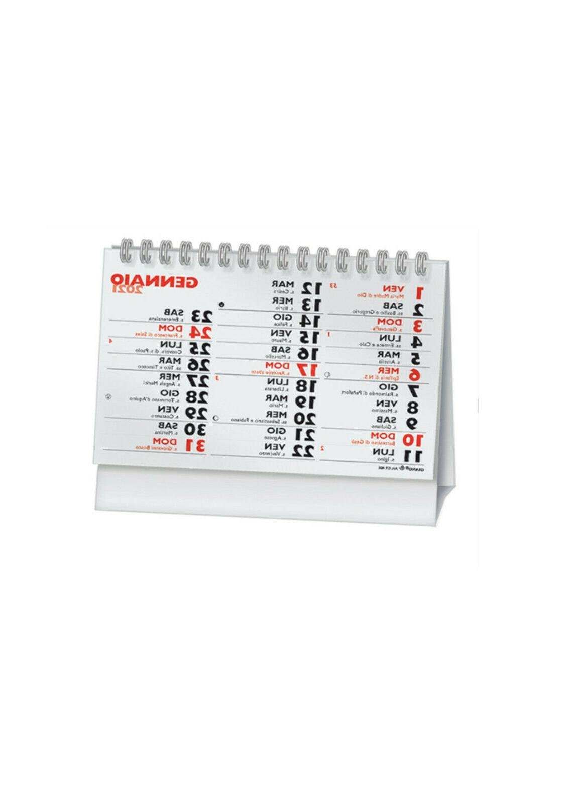 calendario da tavolo con spirale cangini filippi