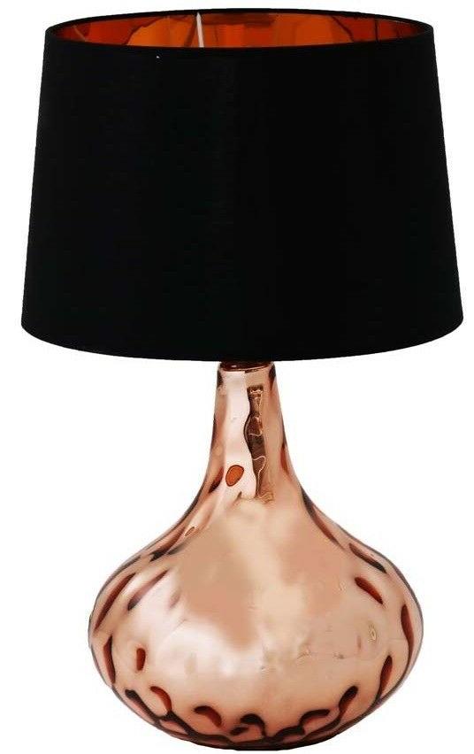carlotta elegante oro rosa lampada da tavolo