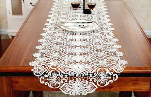 cavo ricamo runner da tavolo matrimonio vintage