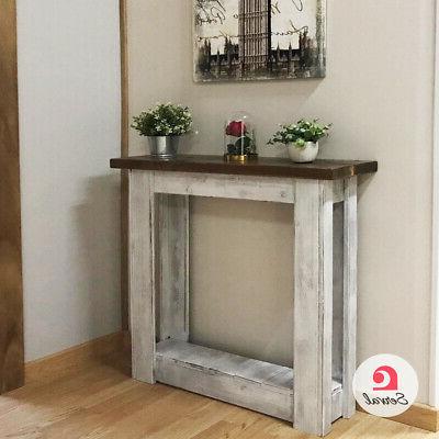 consolle in legno massello