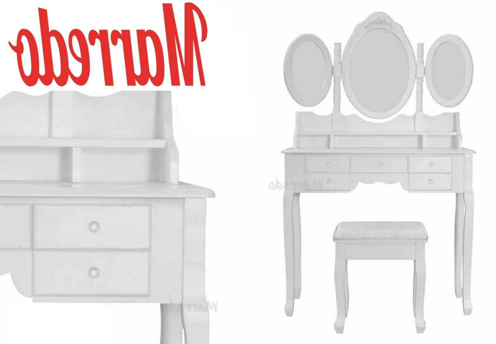 consolle principessa specchio sgabello 150 90 40cm