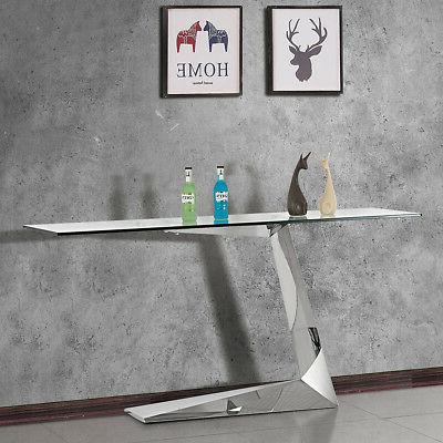 consolle vetro matar 130x45 sala ingresso soggiorno