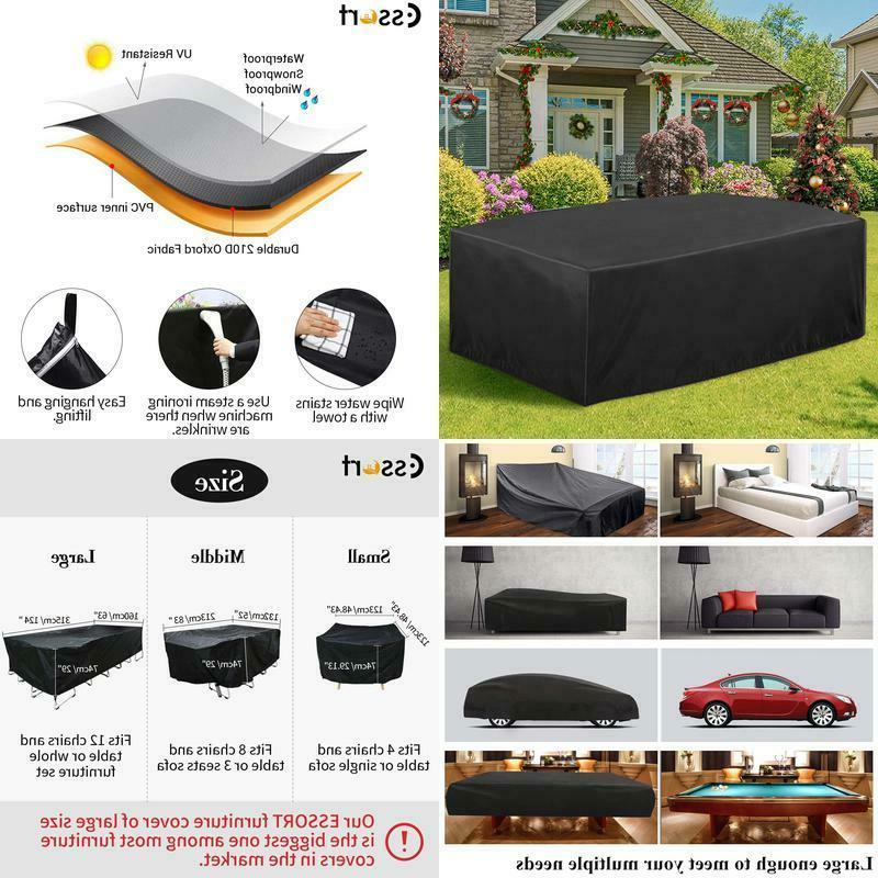 copertura tavolo esterno 315x160x74cm copertura tavolo da