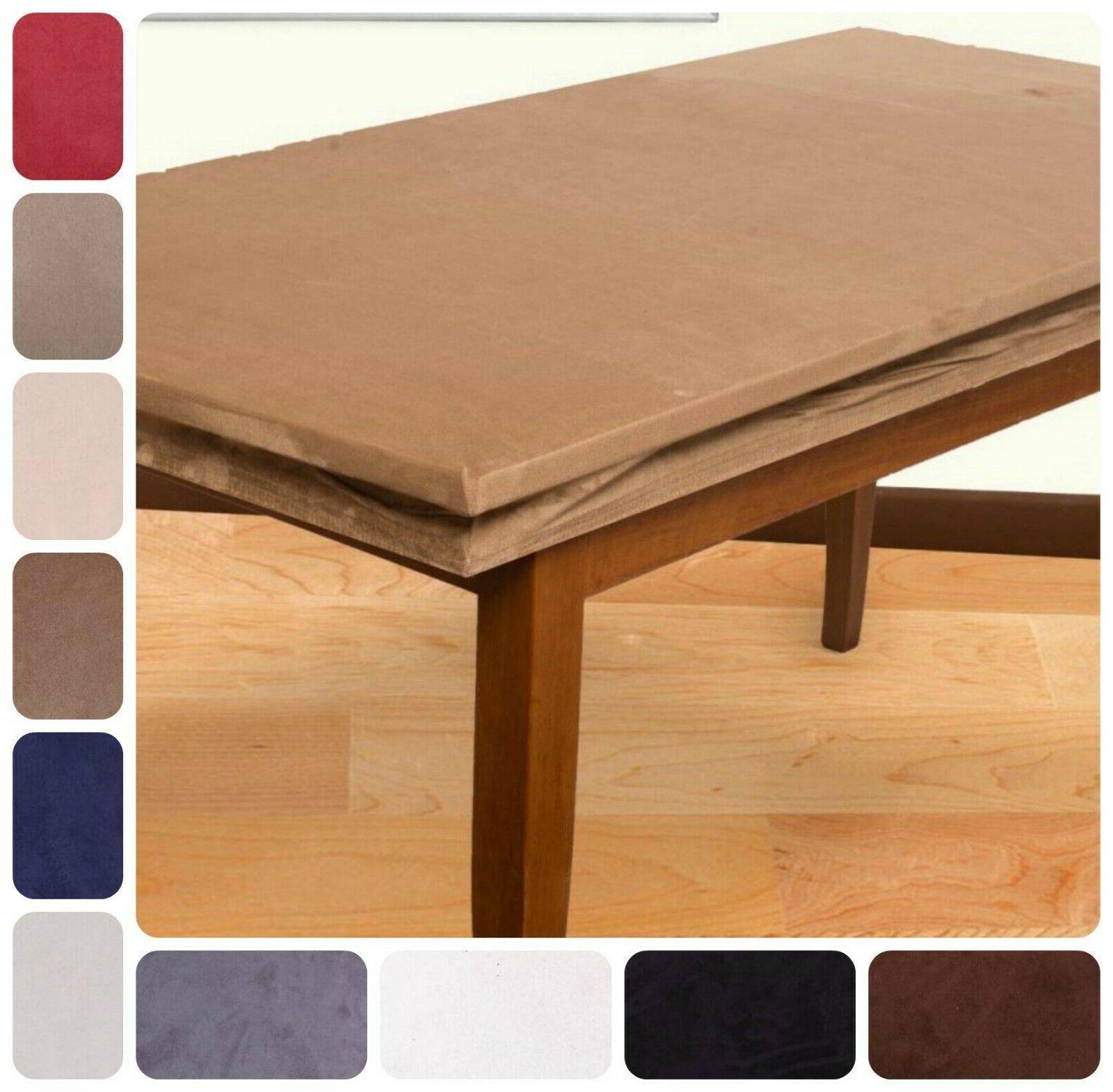 copri tavola mollettone per 12 tessuto scamosciato