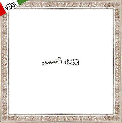 cornice legno o portafoto pastellata cm 2