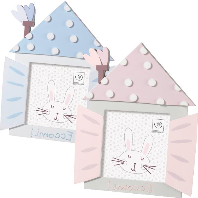 cornice portafoto da tavolo bimbo bimba eccomi