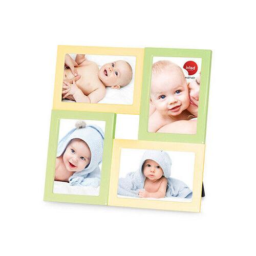 cornice portafoto multiplo in legno da tavolo