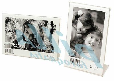 cornici crilex da tavolo in plexiglass espositore