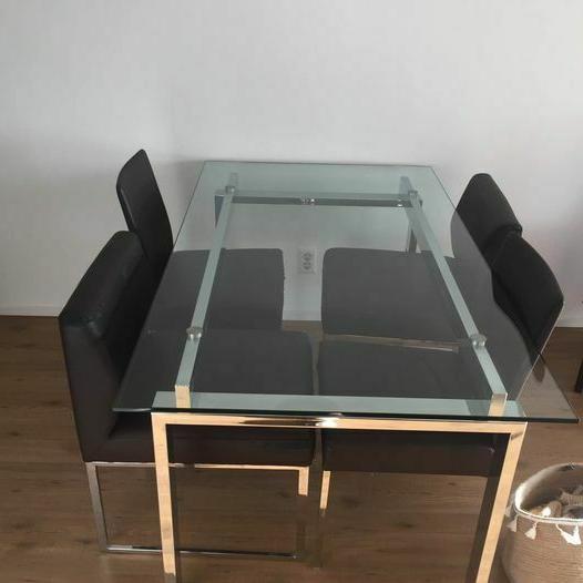 dining glass table chairs lack tv table